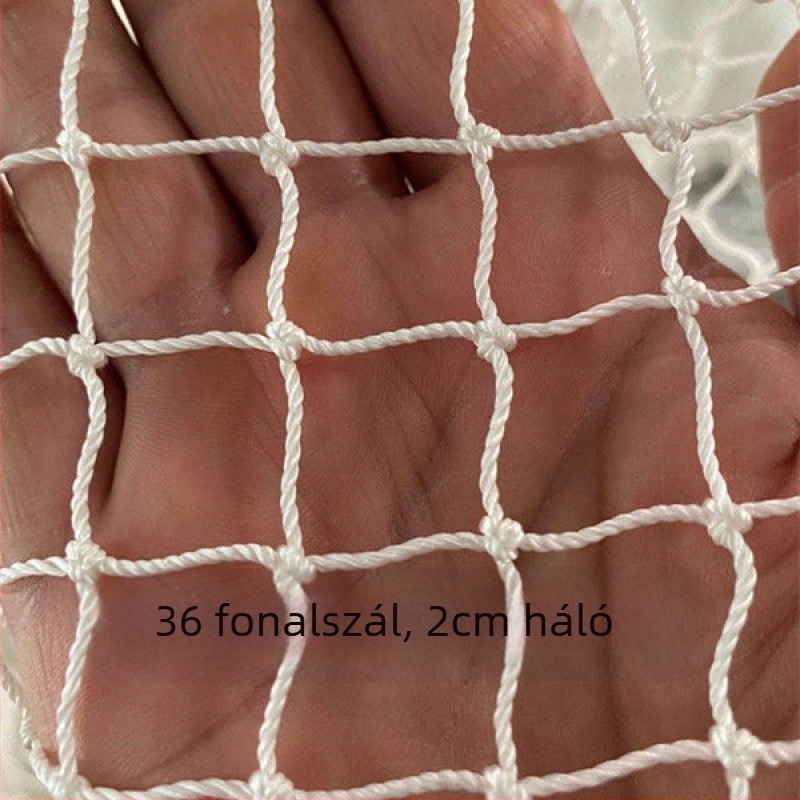 Fehér nejlon hálópanel halászat és akvakultúra számára, emelőháló és fotófelakasztó háló