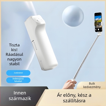Mini Bluetooth selfie bot 360° forgással, távvezérlővel, ABS anyagból, IBIS-kompatibilis