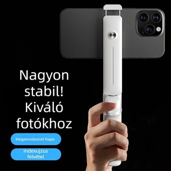 Mini Bluetooth selfie bot 360° forgással, távvezérlővel, ABS anyagból, IBIS-kompatibilis