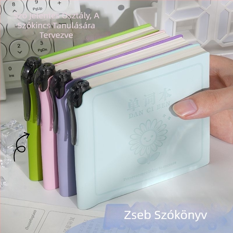 PU bőrhatású borítós notesz, 80 g papír, 100–200 oldal, ragasztott kötés szálas varrással