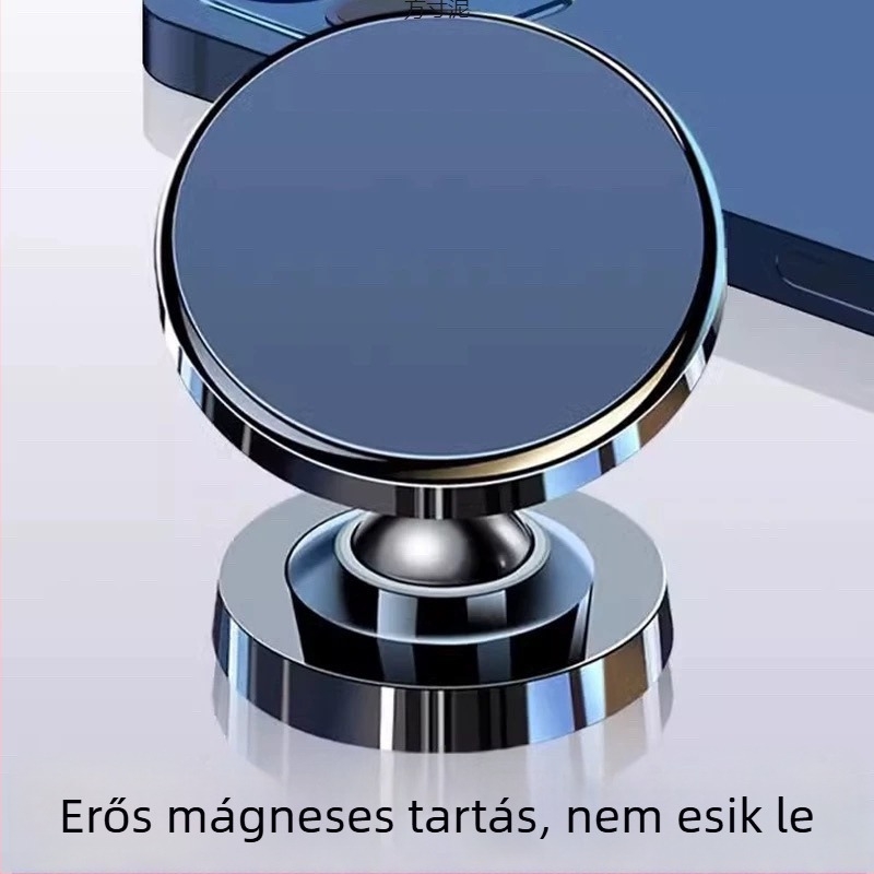 Autós mágneses telefontartó a műszerfalhoz – mágneses rögzítés, újratölthető
