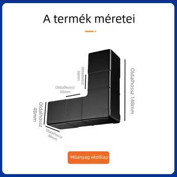 Műanyag sarokvédő kartoncsomagoláshoz — háromoldalas védő, háromszög alakú, anyag Anshi PP, testreszabható