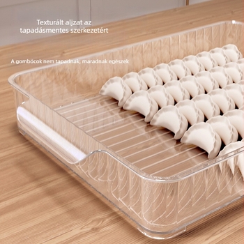 PET gombóc doboz – modern minimalista stílusú tároló a fagyasztóhoz és hűtőhöz