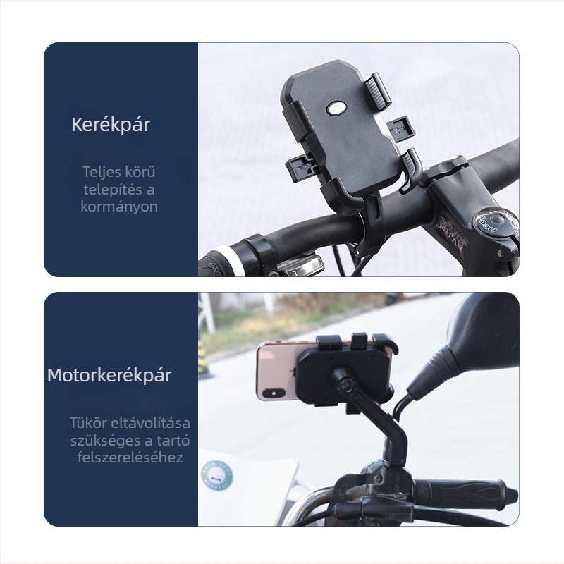 Univerzális telefon-tartó járművekhez; Modell: Electric Vehicle Bracket; Anyag: Műanyag; Általános modell; Személyre szabható.