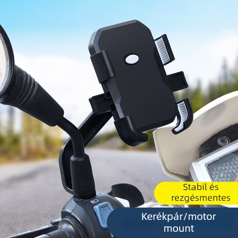 Univerzális telefon-tartó járművekhez; Modell: Electric Vehicle Bracket; Anyag: Műanyag; Általános modell; Személyre szabható.