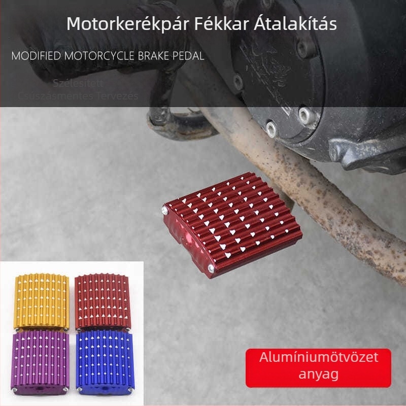 Motorkerékpár első fékpedál, alumínium ötvözet, sütött lakk felületkezelés, Mojielong