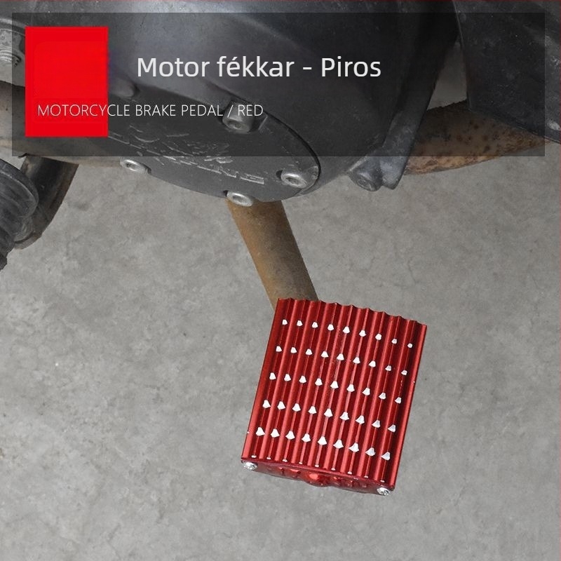 Motorkerékpár első fékpedál, alumínium ötvözet, sütött lakk felületkezelés, Mojielong