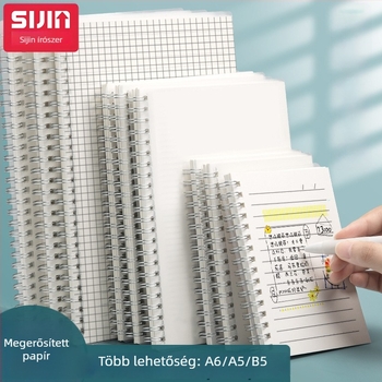 PP spirálfüzet, 80 g papír, 80 oldal