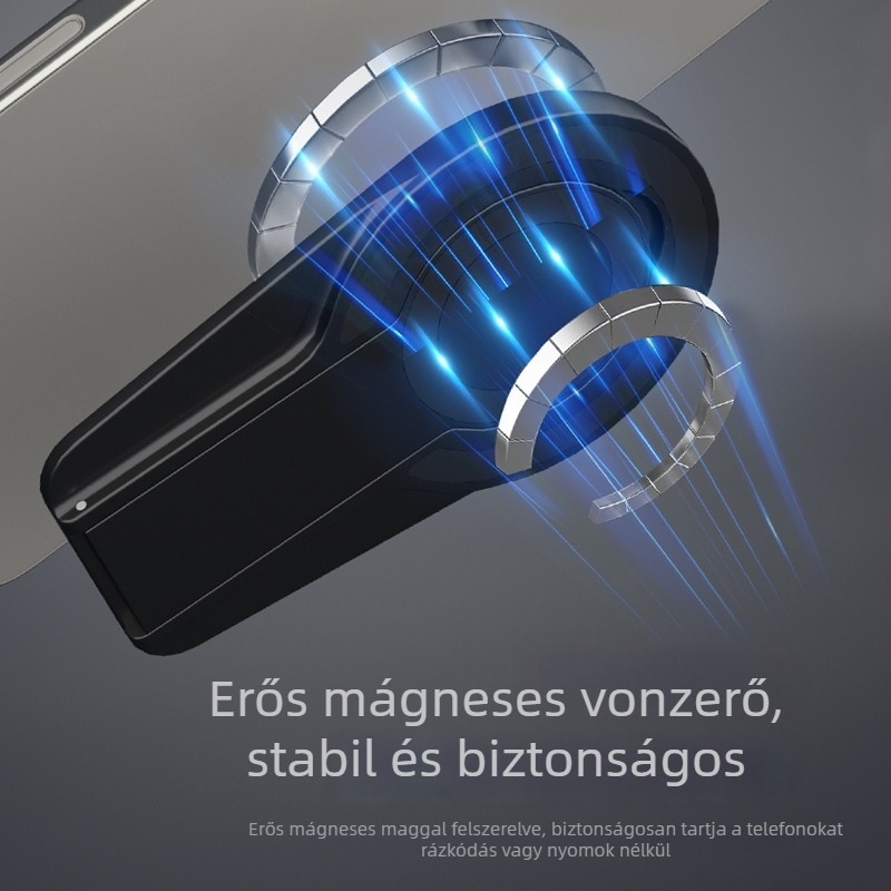 Kétoldalas mágneses telefon-tartó, asztali forgó és összecsukható tabletatartó, háromszintű állítható hátsó ragasztó