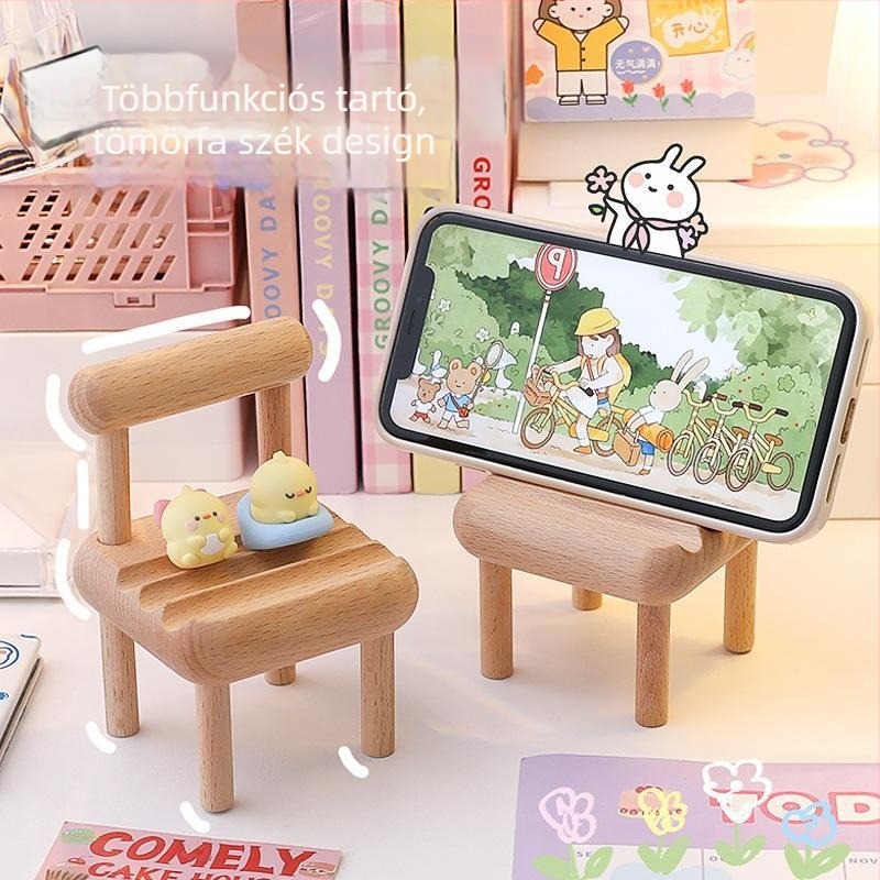 Asztali állvány tabletekhez és telefonokhoz, univerzális stílus, Qiao le