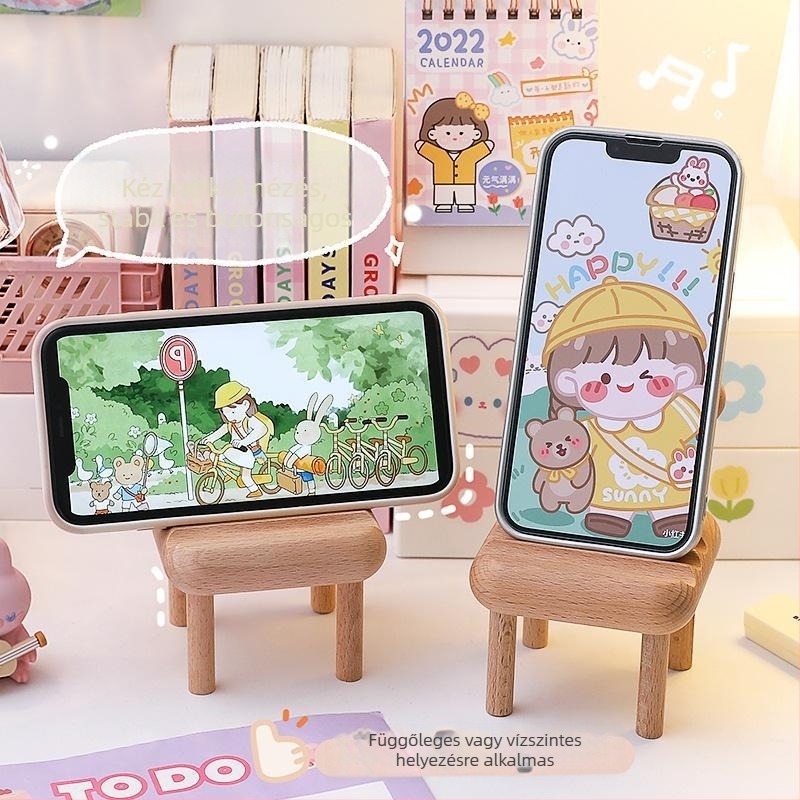 Asztali állvány tabletekhez és telefonokhoz, univerzális stílus, Qiao le