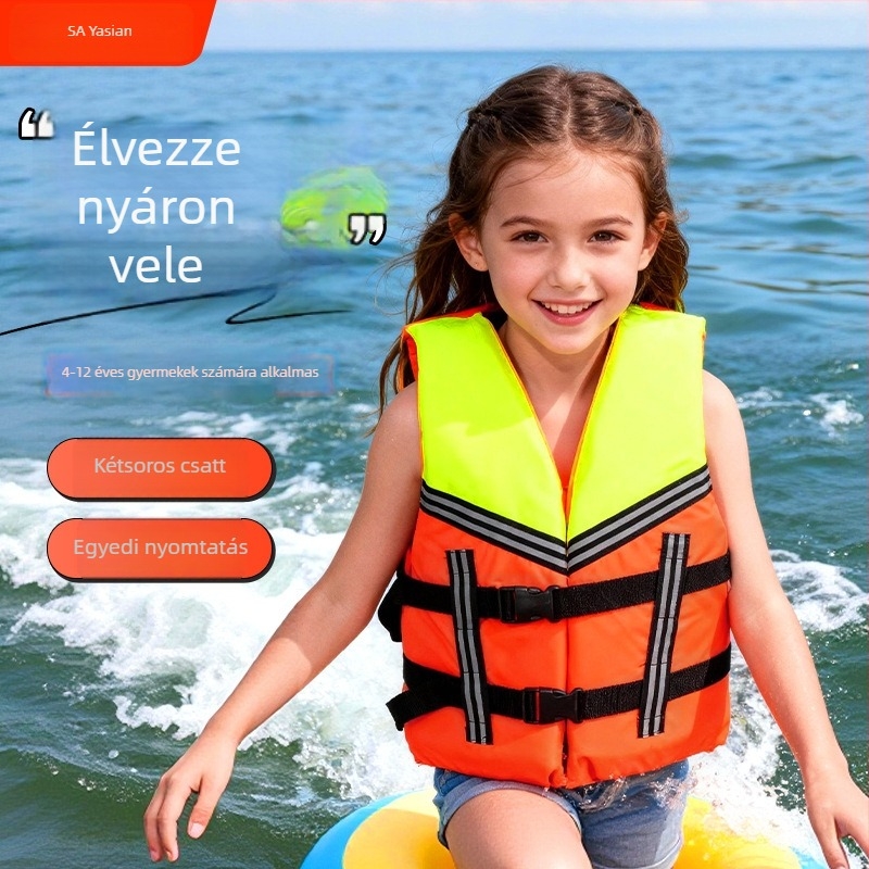 Magas úszóerővel rendelkező gyermek mentőmellény — Yas’an márka, Life Jacket modell, testreszabás elérhető, nemzetközi export