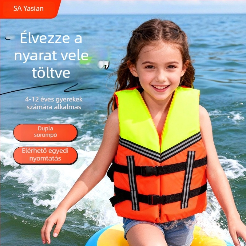 Magas úszóerővel rendelkező gyermek mentőmellény — Yas’an márka, Life Jacket modell, testreszabás elérhető, nemzetközi export