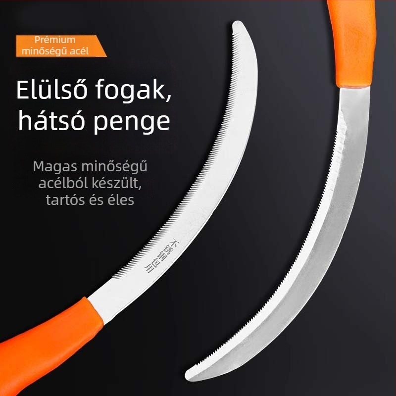 Friendly márkájú mezőgazdasági sarló fogazott, finom fogú