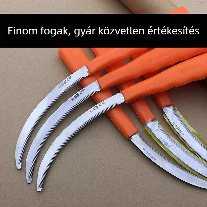 Friendly márkájú mezőgazdasági sarló fogazott, finom fogú