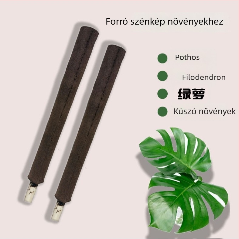 Szénpamut oszlop mászó növényekhez, PVC cső és szénpamut anyag, növekedési útmutató, összekapcsolható kialakítás