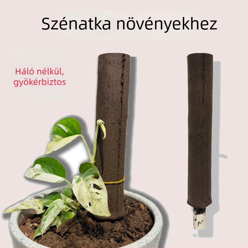 Szénpamut oszlop mászó növényekhez, PVC cső és szénpamut anyag, növekedési útmutató, összekapcsolható kialakítás