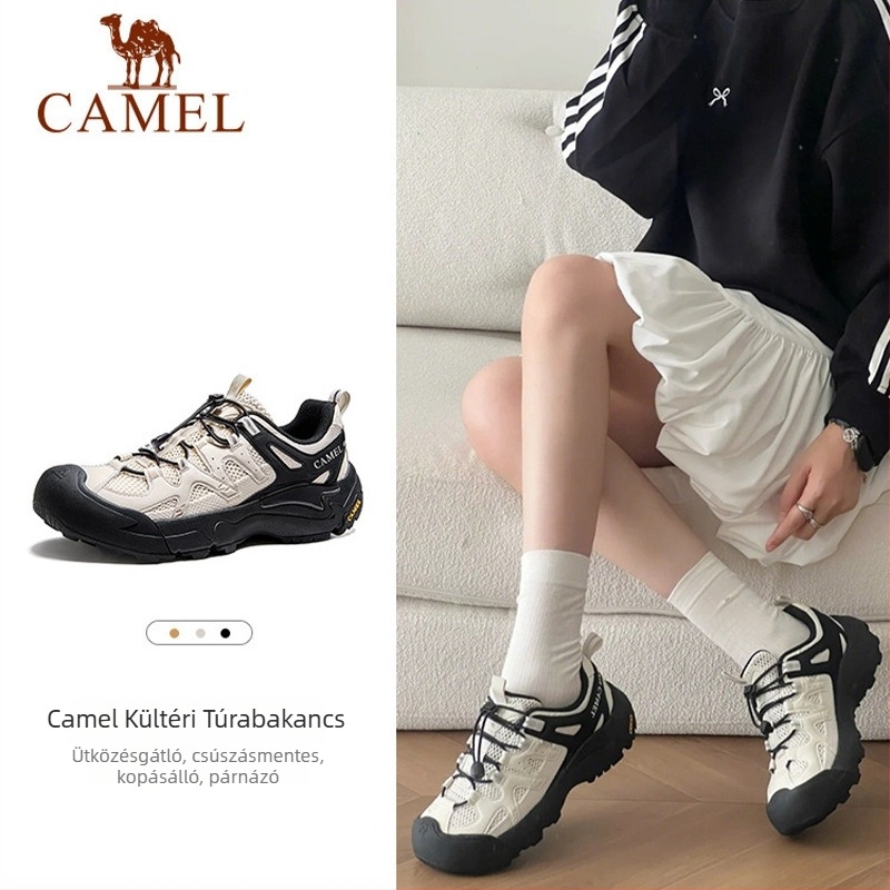 Camel Yunshan 2. generációs uniszex túracipő – lélegző, csúszásmentes, egész éves viselet, alacsony felső