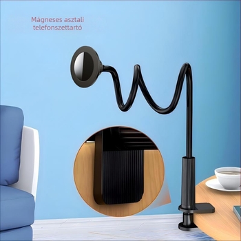 Mágneses telefon-tartó - asztali rögzítésű, IP-stílus, műanyag