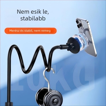 Mágneses telefon-tartó - asztali rögzítésű, IP-stílus, műanyag