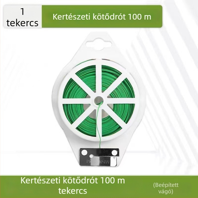 Kerti kötöző vonal, műanyag anyag, otthoni kerti kötözésre