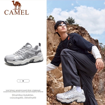 Camel Túracipő – uniszex, lélegző, csúszásmentes, alacsony szárú, egész éves viselet