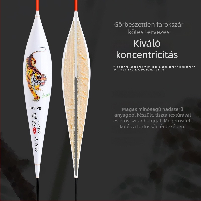 Faxiang nád úszó - nagy érzékenységű függőleges drift úszó pontyra és kevert fajokra, mély- és sekélyvízhez, Yueyang, Hunan