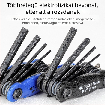 Kerékpárjavító készlet – többfunkciós hatszögfej csavarhúzók, S2 acél, mountain bike kiegészítők, WEST BIKING, magáncímke elérhető