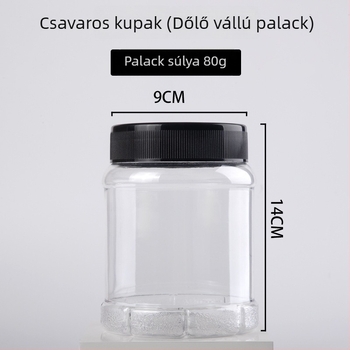 Mingyue Packaging - élelmiszer-minőségű PET széles szájú edény, fedél és tömítés alumíniumfóliával