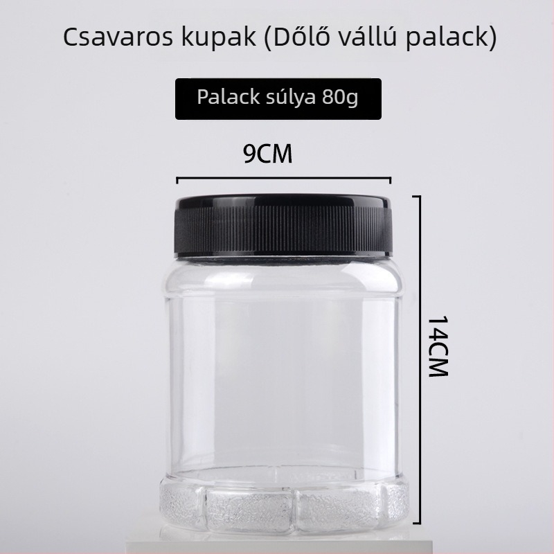 Mingyue Packaging - élelmiszer-minőségű PET széles szájú edény, fedél és tömítés alumíniumfóliával