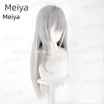 Meiya Győzelem Istennője Nikke Marian cosplay paróka — hosszú haj, hőálló fonal, mechanizmus, univerzális illeszkedés