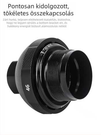 Shimano BB90 integrált pedálcsapágy eltávolító és szerelő eszköz, beépített szerelő hüvellyel (alumíniumötvözet)