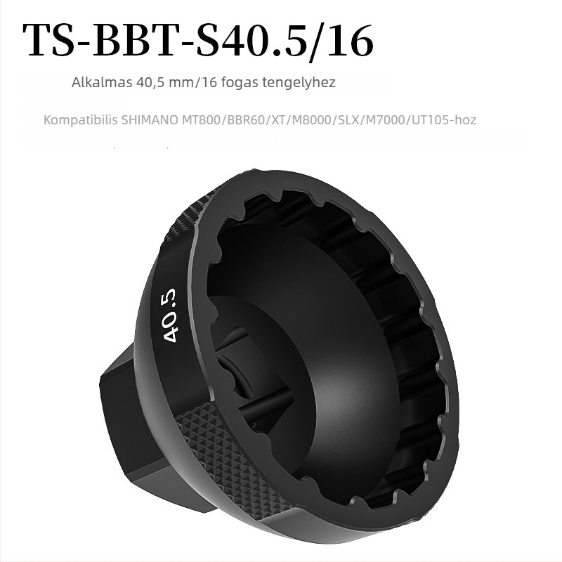 Shimano BB90 integrált pedálcsapágy eltávolító és szerelő eszköz, beépített szerelő hüvellyel (alumíniumötvözet)