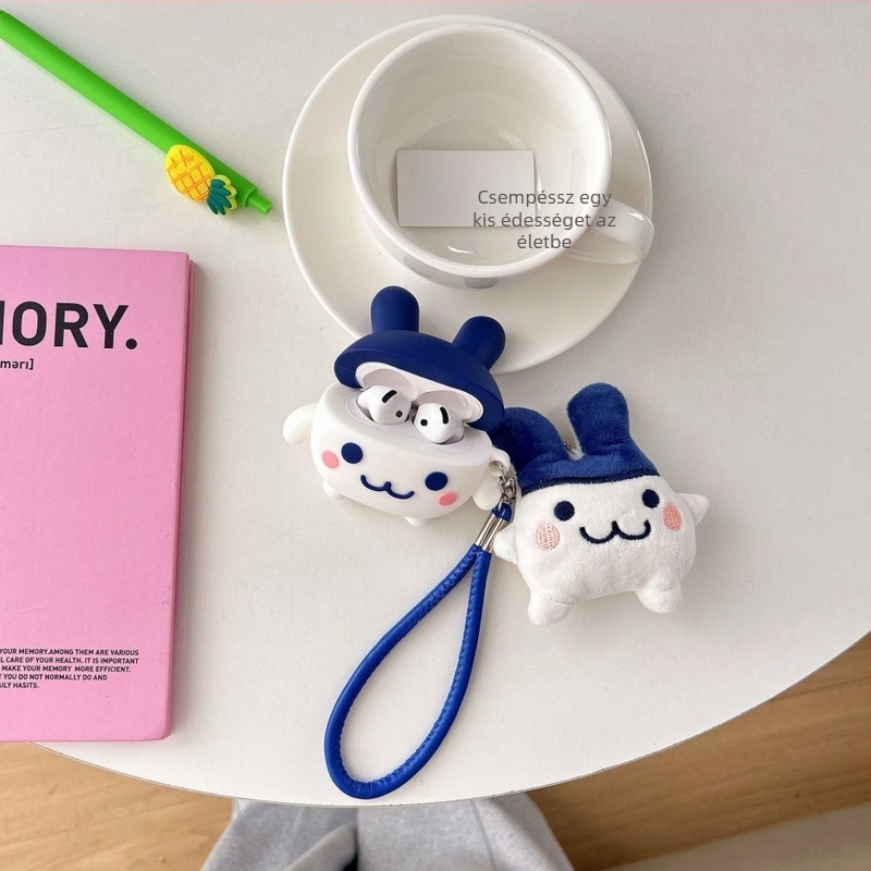 Kuoma Gazi Cartoon PVC védőtok AirPods Pro 2–4. generációhoz, Apple Bluetooth fülhallgató MimiJi