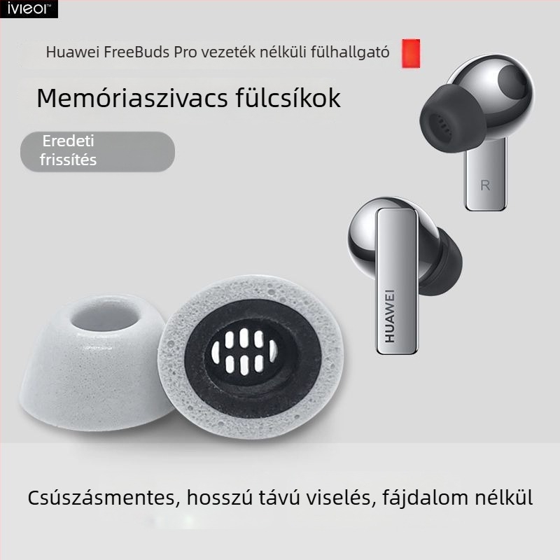 Huawei Pro és FreeBuds Pro fülhallgató tok, szilikon puha héj gravírozott dizájnnal