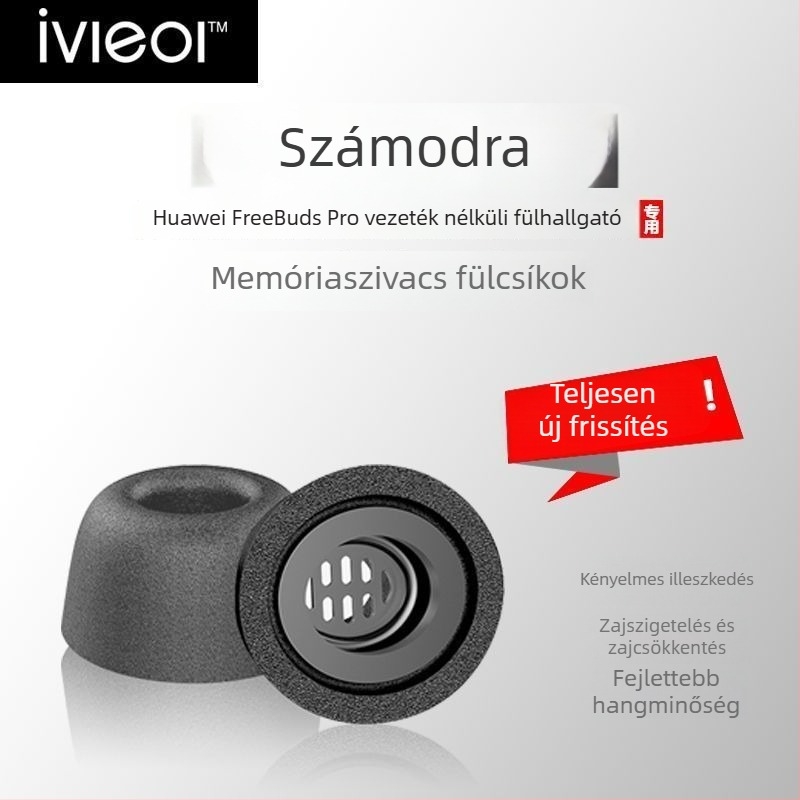 Huawei Pro és FreeBuds Pro fülhallgató tok, szilikon puha héj gravírozott dizájnnal
