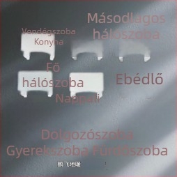 Padlófűtés jelzés – csőirány jelzés, geotermikus cső jelölés, helyiség orientációs klip