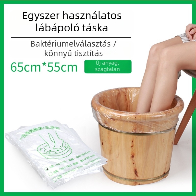 Ubag Lábak Áztató Táska – műanyag, újrahasznosítható, 99% tiszta anyag, logó nélkül, lábfürdőhöz