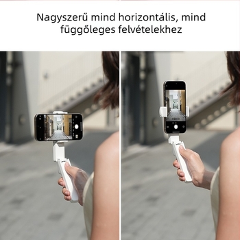 Bluetoothos telefonos selfie pálca, alumínium ötvözet, 360°-os forgás, hordozható képfelvételi állvány