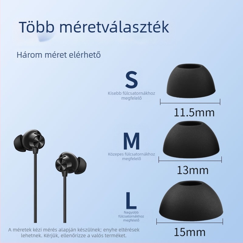 Oppo Enco M33 szilikon fülhallgató hüvely – Szilikon anyag, Gravírozott kidolgozás, Általános stílus