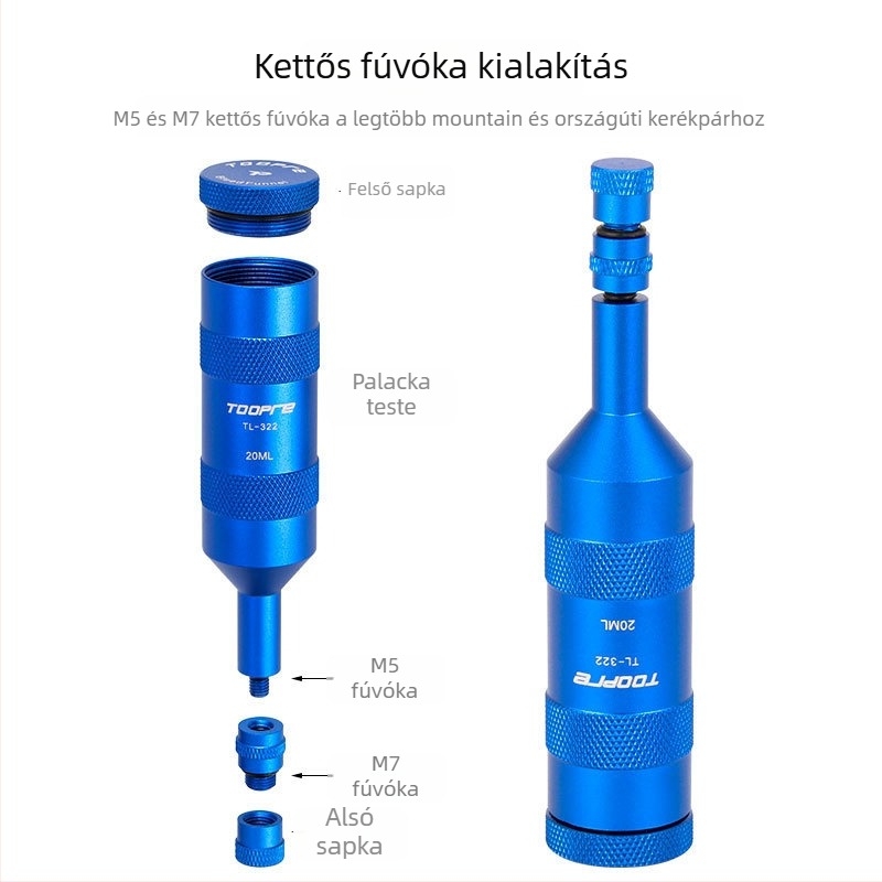Hegymászó kerékpárhoz hordozható olajtartály (alumíniumötvözet, testreszabható, importált: Nem, márka: egyéb)
