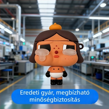 AirPods 4. generációhoz és AirPods Pro 2-höz védőtok – Cartoon Ins stílus, puha héj, hordozható, injekciós öntés