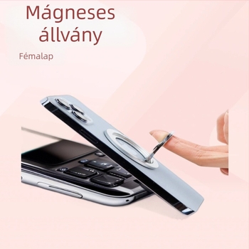 Mágneses telefon tartó, MagSafe fém asztali összecsukható állvány, cinkötvözet