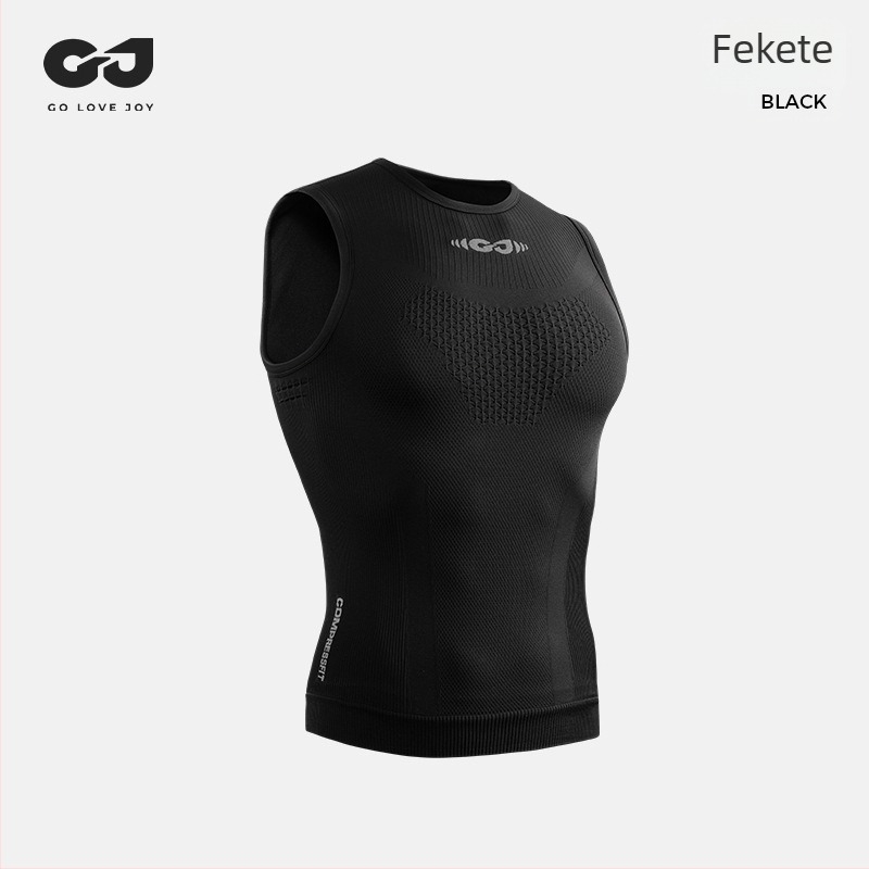 Nincs varrásos férfi fitness felső, rövid ujjú, lélegző, gyorsan száradó, nedvesség-elvezető