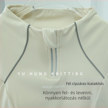 Női nejlon sportos mellény, gyorsan száradó, teljes kosár alakítású, fényes egyrészes kialakítás, rögzített dupla vállpántok, minden évszakra alkalmas