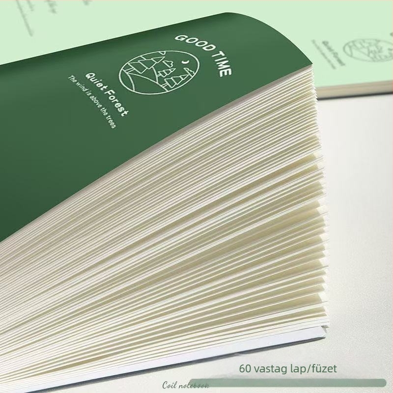 A5/B5 vonalas notesz, vastag spirálkötéssel, középiskolás és általános iskolás diákoknak, elegáns napló