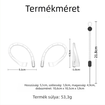 Szilikon fülhurok anti-lost Samsung Galaxy Buds 3 Pro/3/3 FE-hez | Anyag: Szilikon; Stílus: Hordozható, Univerzális; Gyártástechnika: Injection Molding; Testreszabás: Támogatott.