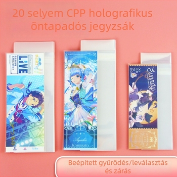 Önzáródó átlátszó polipropilén ajándéktasak, márka Cute Key, zárási hossz 10–30 cm