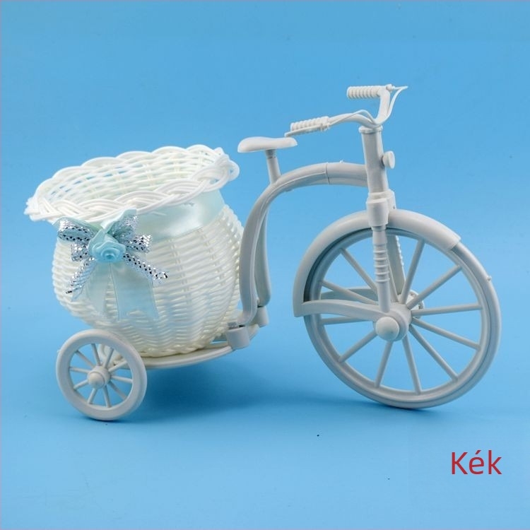 Kézzel szőtt nagy tárolókosár díszítéshez és ajándékokhoz, modell LX-FT0018, anyag: műanyag, eredet: Guangxi, stílus: idillikus.