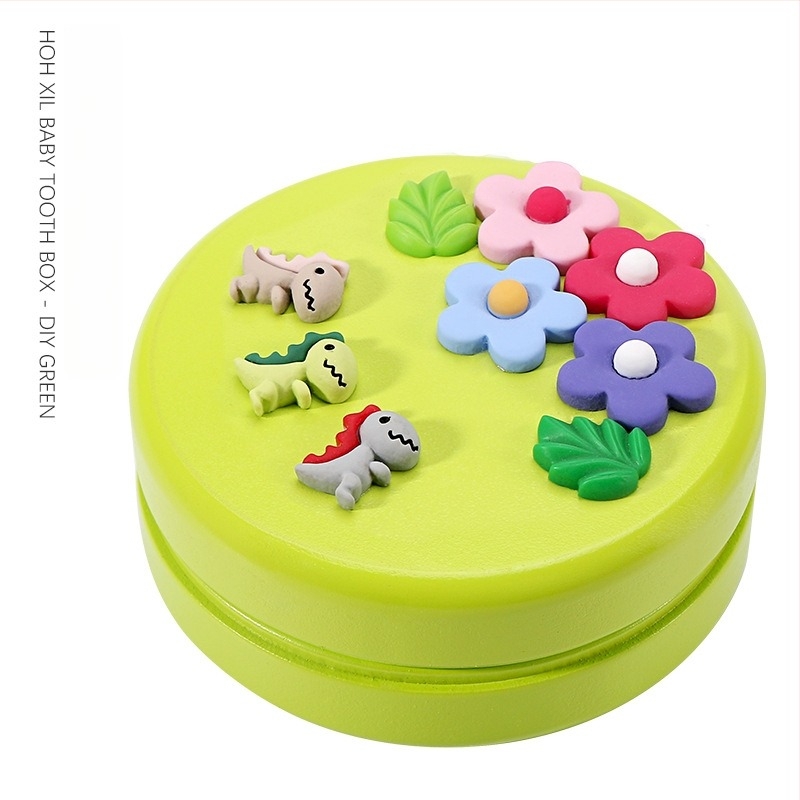 Fából készült tejfogak emlékdoboz - DIY foggyűjtemény, Handsome Dog márka, Zhejiang Yunhe eredet